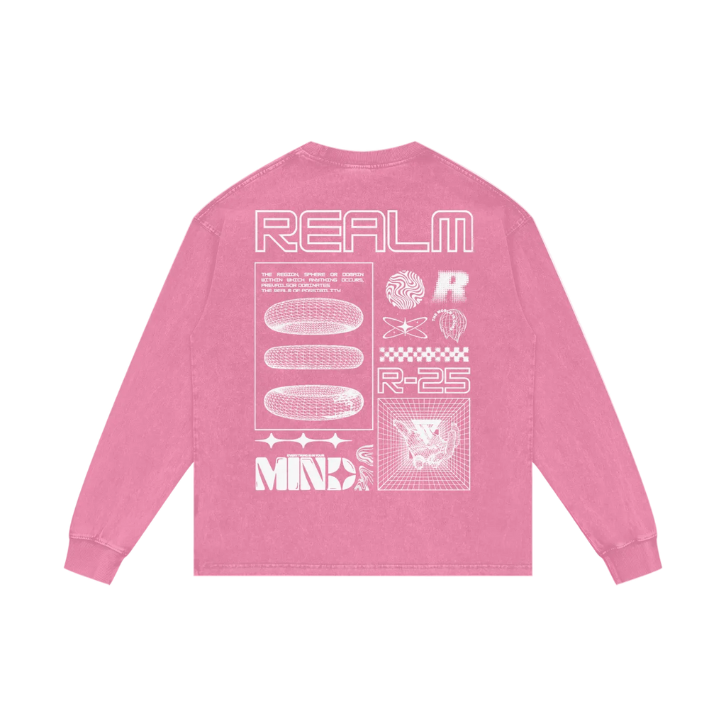 R-25 Oversized Graphic Long Sleeve