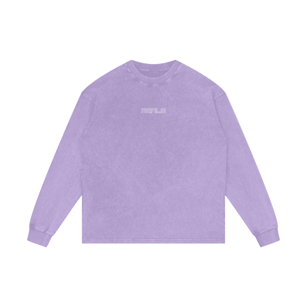 R-25 Oversized Graphic Long Sleeve