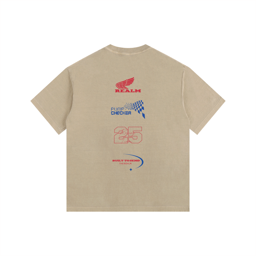 Vintage Washed Oversized Cotton T-Shirt