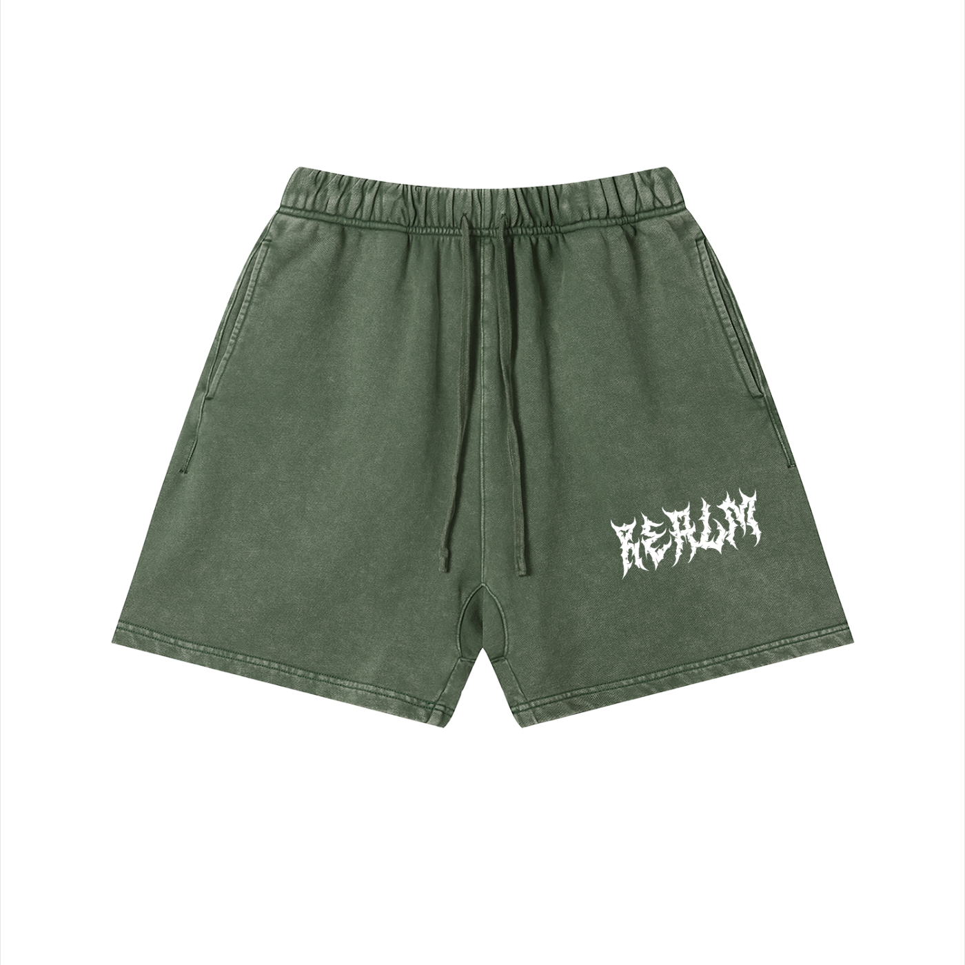 Vintage Washed Cotton Shorts