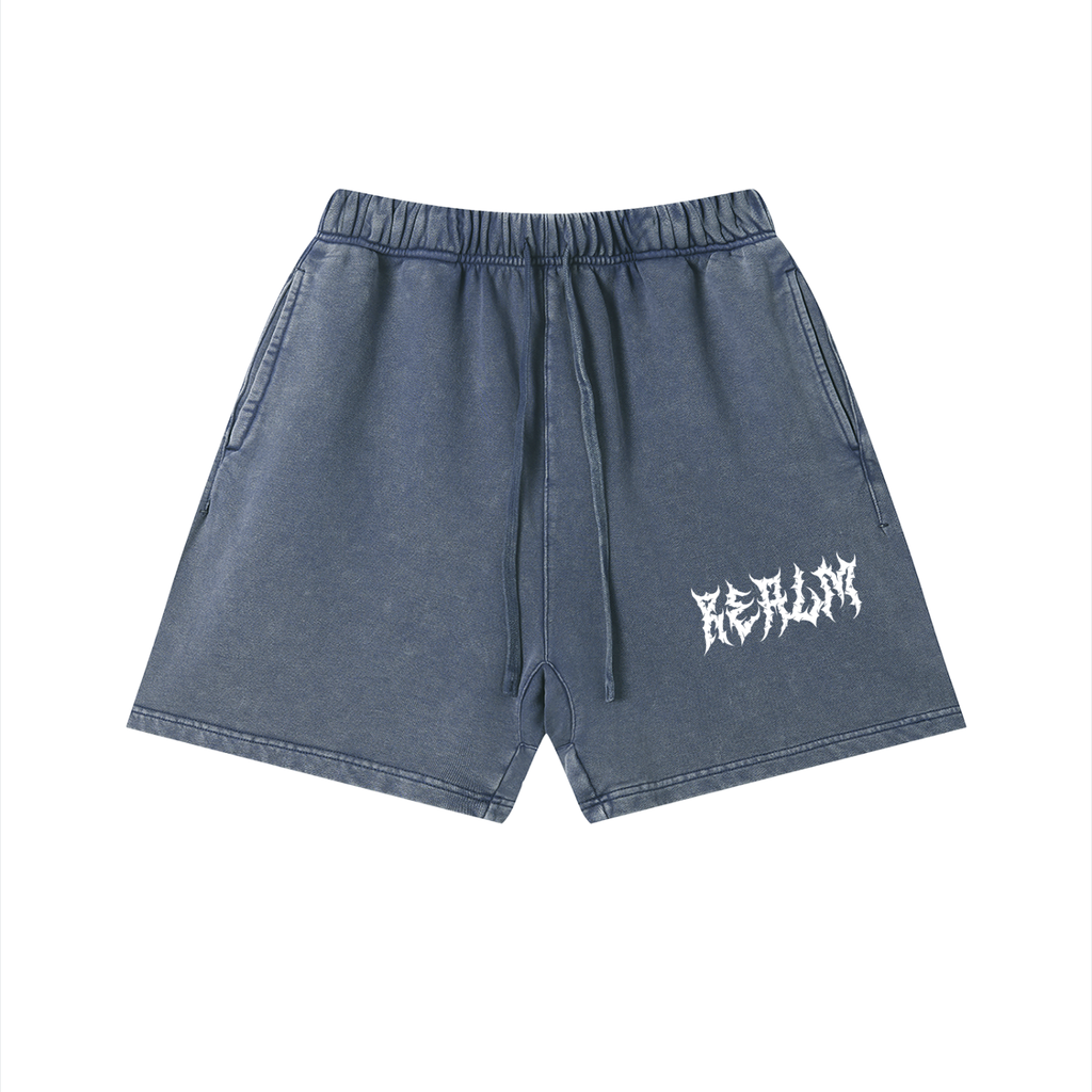 Vintage Washed Cotton Shorts