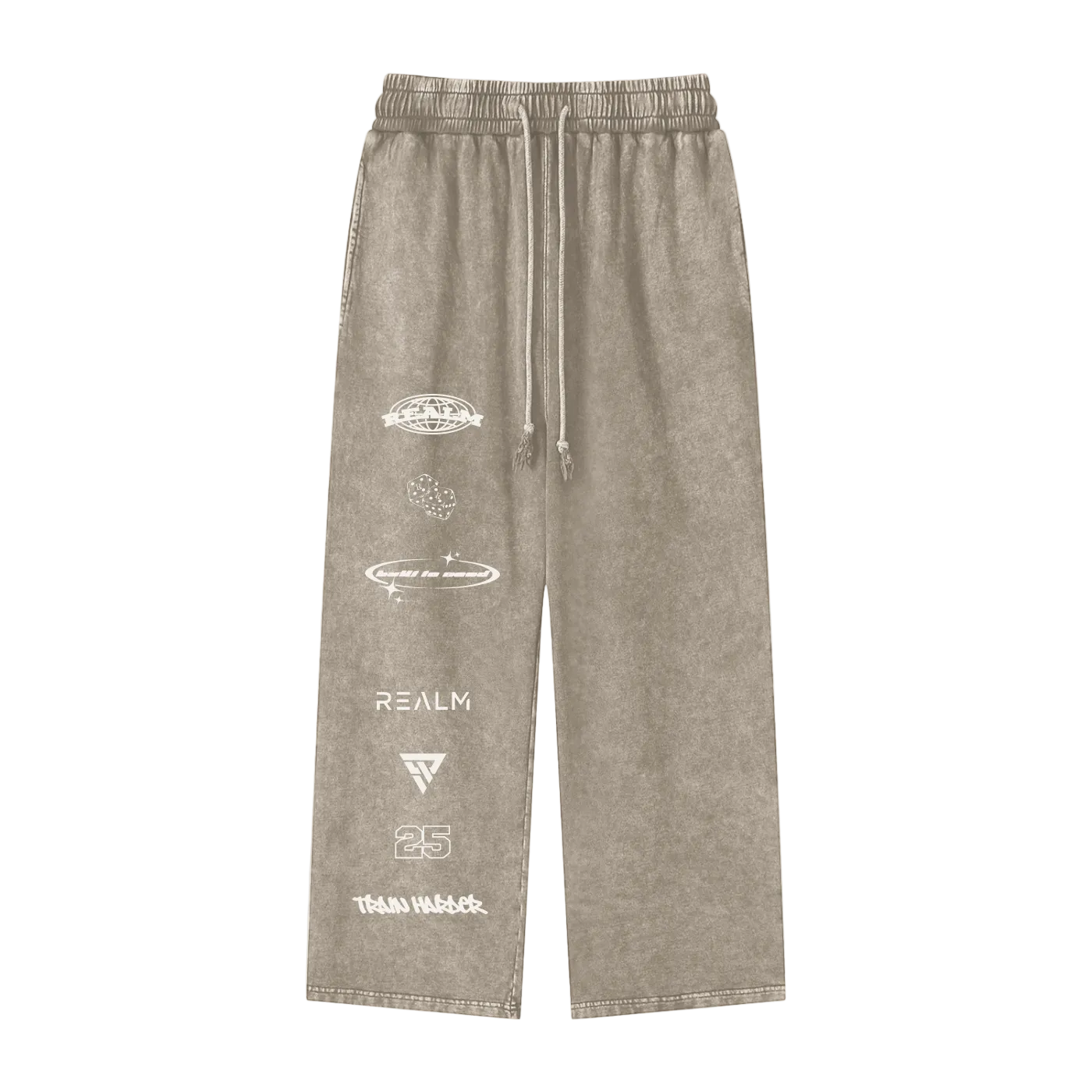 Realm Graphic Straight Leg Sweatpants