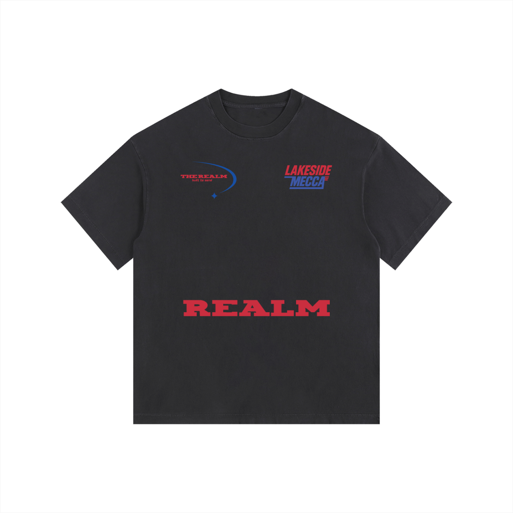 Vintage Washed Oversized Cotton T-Shirt