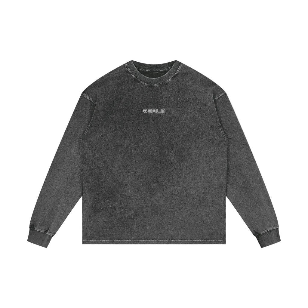R-25 Oversized Graphic Long Sleeve
