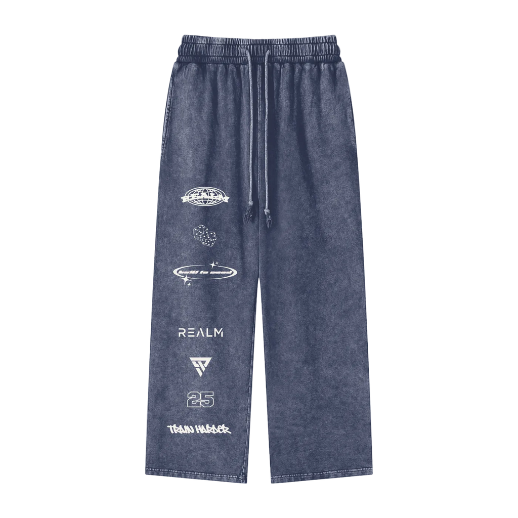Realm Graphic Straight Leg Sweatpants
