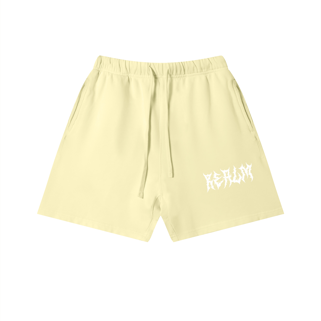 Vintage Washed Cotton Shorts