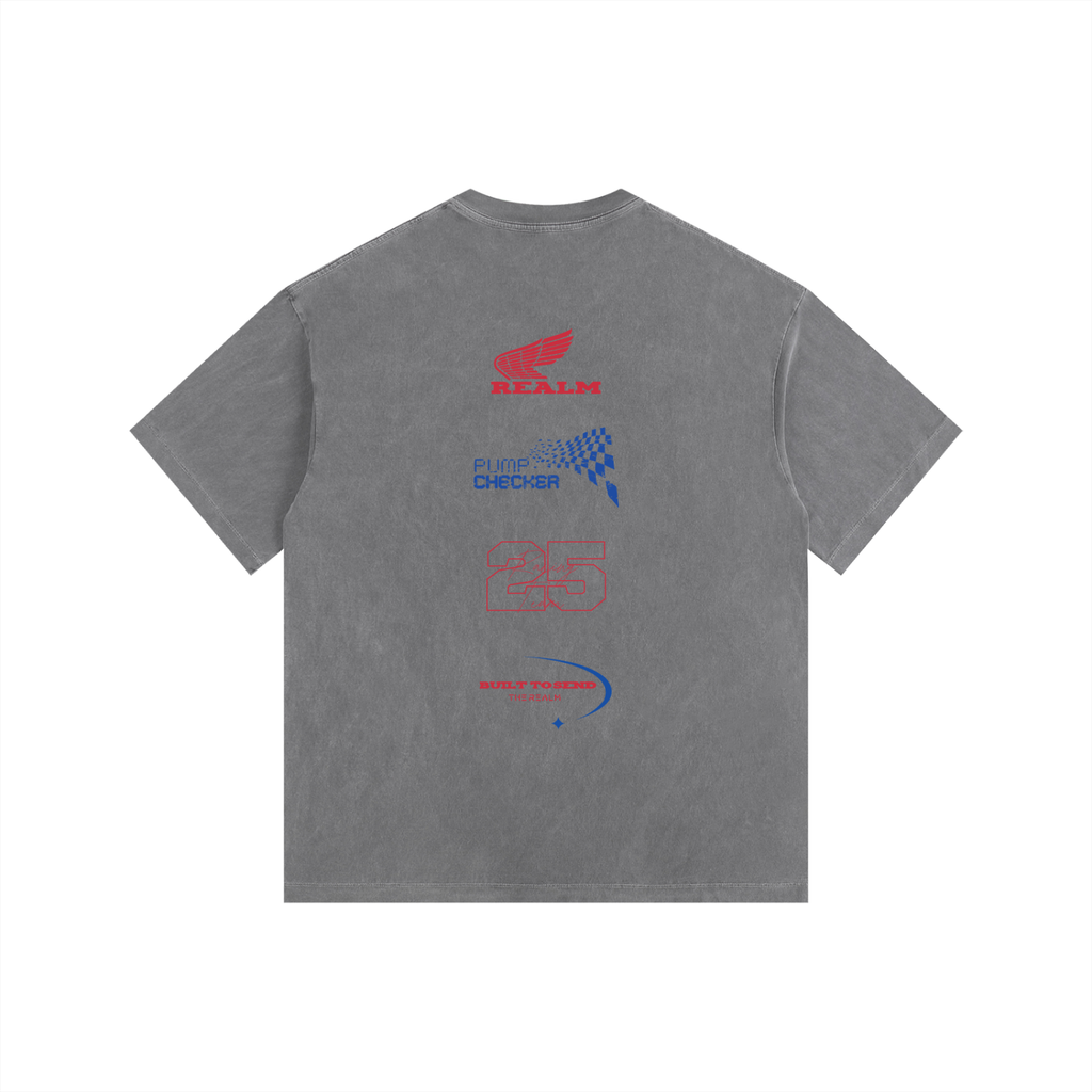Vintage Washed Oversized Cotton T-Shirt