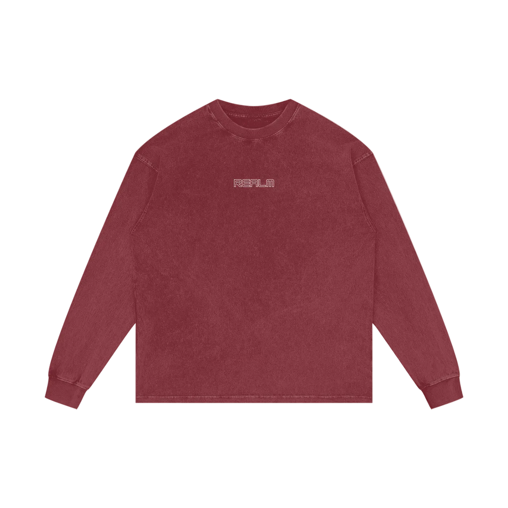 R-25 Oversized Graphic Long Sleeve