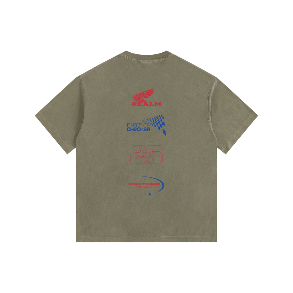 Vintage Washed Oversized Cotton T-Shirt