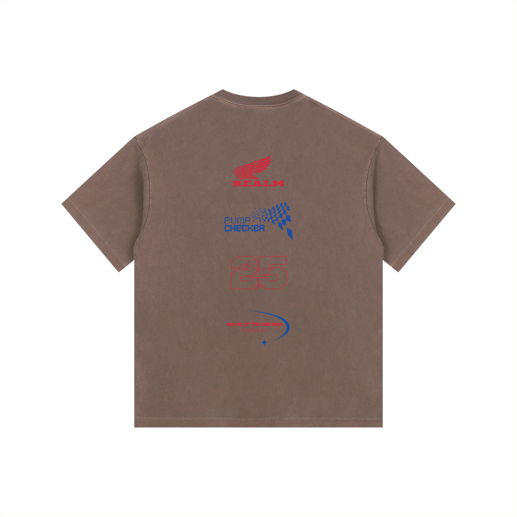 Vintage Washed Oversized Cotton T-Shirt