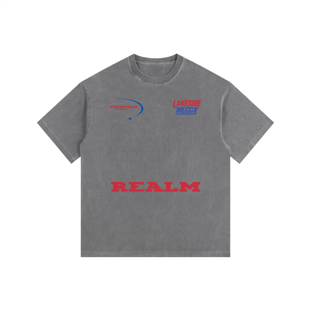Vintage Washed Oversized Cotton T-Shirt